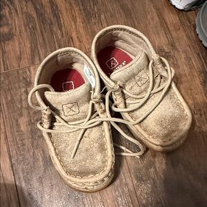 Twisted X Kids Moccasins in Light Tan